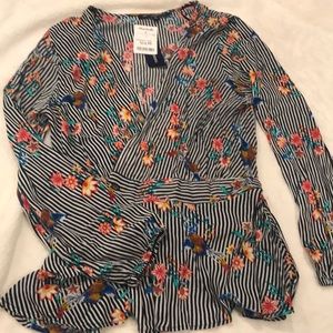 Floral and pinstripes